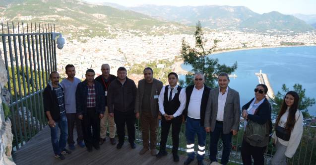 Alanya'da engelli sağlık çalışanlarına Teleferik turu