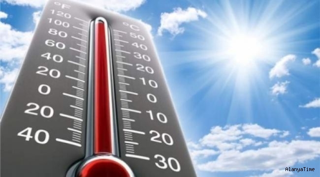  Alanya'da hava günden güne ısınıyor