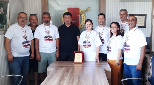 Kestelspor Başkanı Uğur'dan AGC'ye ziyaret