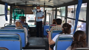 Ulaşım araçları denetlendi.