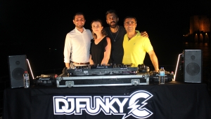 Ünlü Dj tanıtım için Alanya'da