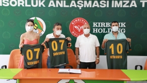 Alanyaspor Kırbıyık Holding ile 1 yıllık reklam sponsorluğu sözleşmesi imzaladı.