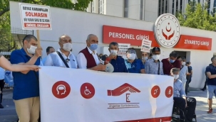 Engelliler Konfederasyonu'ndan Corona İşssizliği Protestosu