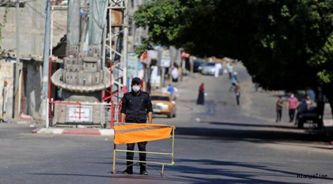 Gazze'de corona virüs sebebiyle sokağa çıkma yasağı uzatıldı