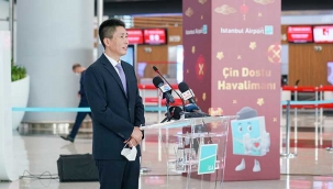  İstanbul Havalimanı, "Çin Dostu Havalimanı" belgesine layık görüldü.