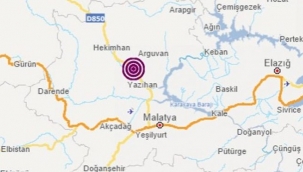 Malatya'da 4.5 büyüklüğünde deprem