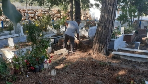 Mezarlıklarda  kapsamlı temizlik