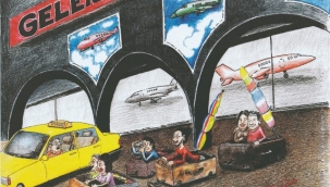 Alanya'da turizm için çizip, yarıştılar