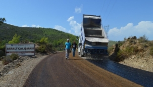 Alanya Demirtaş-Büyükpınar-Yeşilöz yolu asfaltlanıyor 