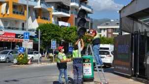 Alanya Maki kavşağına sinyalizasyon