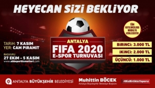 Büyükşehir'den Ödüllü FIFA 2020 Turnuvası