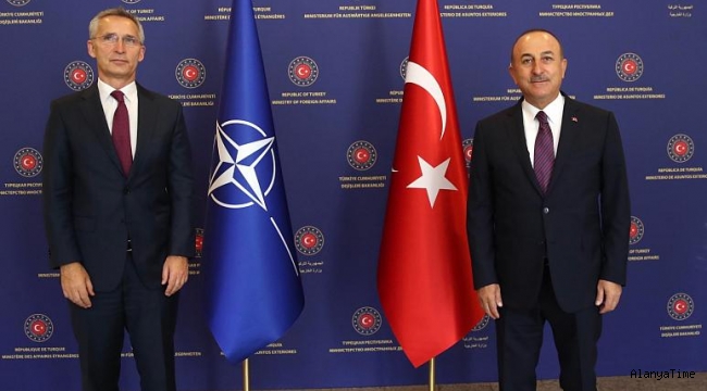 NATO Genel Sekreteri Stoltenberg, Bakan Çavuşoğlu ile görüştü