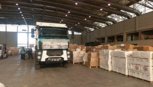 ALANYA'NIN YARDIMLARI İZMİR'E ULAŞTI