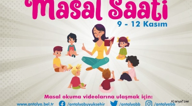 Büyükşehir'den Online Masal Saati Etkinliği  