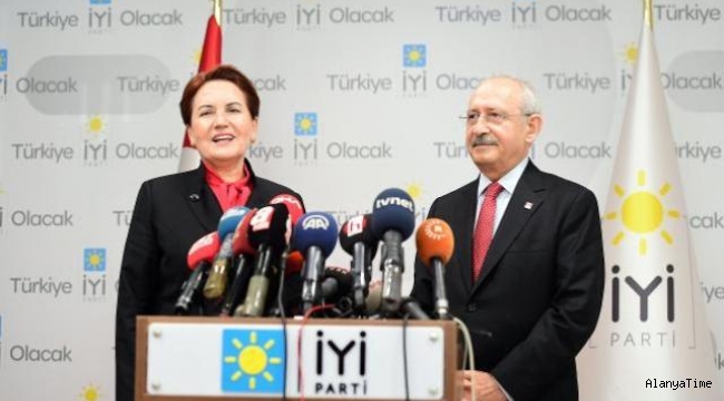 CHP Genel Başkanı Kemal Kılıçdaroğlu, İYİ Parti Genel Başkanı Meral Akşener i İYİ Parti Genel Merkezi nde ziyaret etti. 