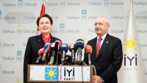 CHP Genel Başkanı Kemal Kılıçdaroğlu, İYİ Parti Genel Başkanı Meral Akşener i İYİ Parti Genel Merkezi nde ziyaret etti. 