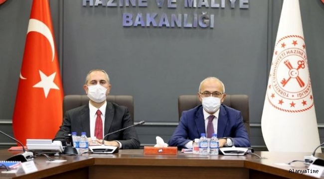 Hazine ve Maliye Bakanı Lütfi Elvan, Adalet Bakanı Abdulhamit Gül : İş dünyasıyla görüşüp adımlarımızı hızlı atacağız