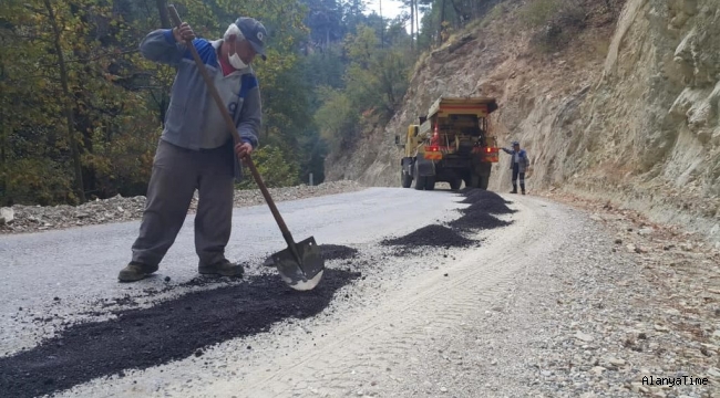 Taşatan yoluna kışlık bakım