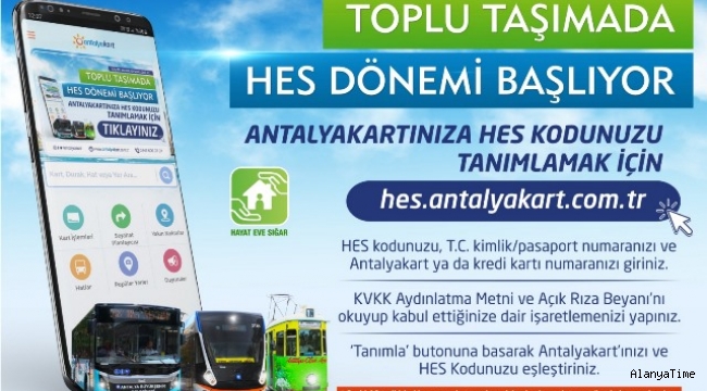 Toplu taşımada HES dönemi başlıyor 