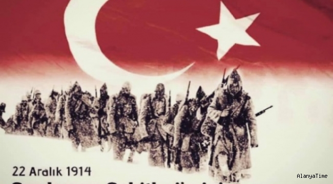 22 Aralık Sarıkamış Harekatı şehitlerini Rahmetle anıyoruz