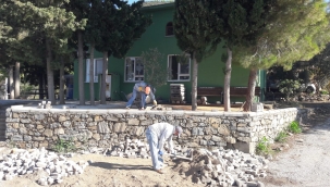 Alanya Aliefendi Camii'ne çevre düzenlemesi