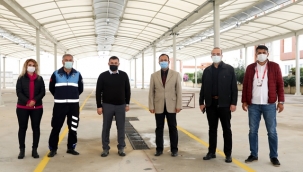 AVSALLAR MODERN KAPALI PAZAR YERİ TAMAMLANDI