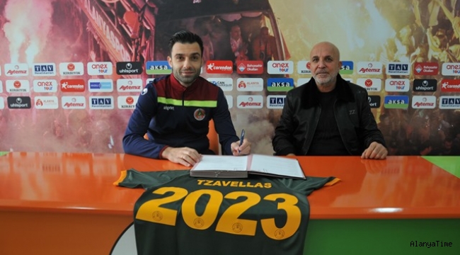 Aytemiz Alanyaspor 'Tzavellas' ile sözleşme yeniledi.