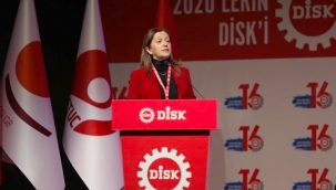 (DİSK) Başkanı Arzu Çerkezoğlu, Asgari ücret en az net 3 bin 800 lira olmalıdır.