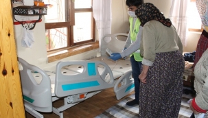 Hasta yatakları 8 kişiye derman oldu.