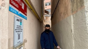 İstanbul'un en dar sokağı! Sadece 89 santimetre...