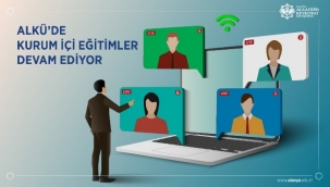 Alanya Alaaddin Keykubat Üniversitesi (ALKÜ) personeline kurum içi bilgilendirme toplantısı yapıldı.