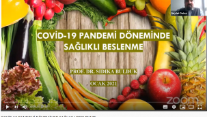 ALANYA ALKÜ'DE PANDEMİDE SAĞLIKLI BESLENME MASAYA YATIRILDI