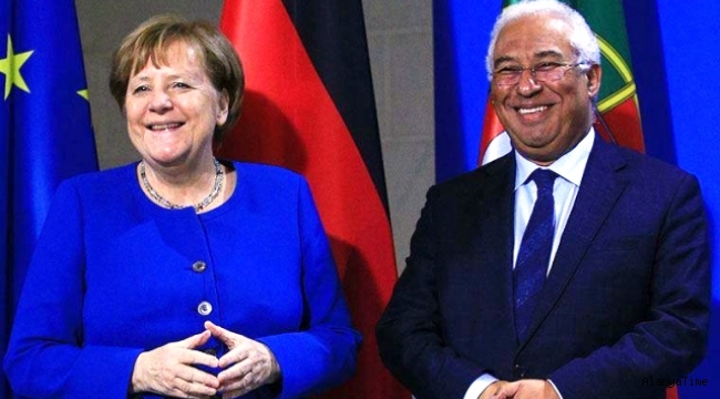 Almanya Başbakanı Merkel, AB dönem başkanlığını Portekiz Başbakanı Costa'ya devretti