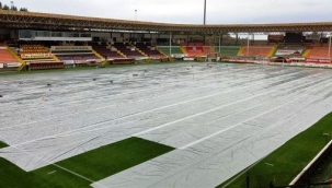BAHÇEŞEHİR OKULLARI STADYUMU'NDA KUVVETLİ YAĞIŞ ÖNLEMİ ALINDI