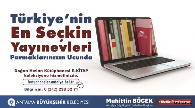 E-Kitap koleksiyonu  okurlarını bekliyor