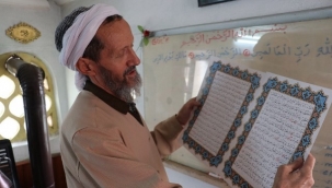 Sağlık Bakanı için el yazması Kur'an-ı Kerim yazdı: Her akşam televizyona çıkıyor, o dertlendikçe biz de dertlendik