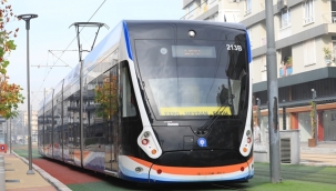 Vakıf Çiftliği -Çallı durakları arasında tramvay  ulaşımı 18 Ocak'tan itibaren tek hattan yapılacak 