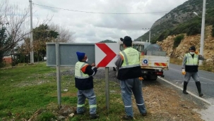 Alanya yollarında bisiklet yarışı hazırlığı 