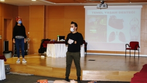 Büyükşehir personeline ilk yardım eğitimi