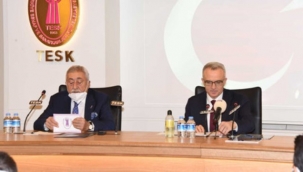 TCMB Başkanı Ağbal, TESK Başkanı Palandöken'i ziyaret etti