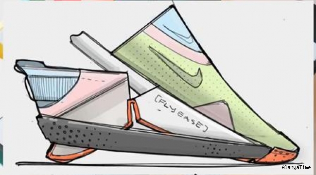 Topuğa basılıp çıkartılan spor ayakkabı satışa sunuluyor