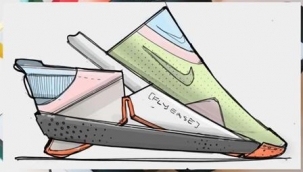 Topuğa basılıp çıkartılan spor ayakkabı satışa sunuluyor