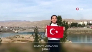 41 ilden, 41 öğrenci tek yürek oldu İstiklal Marşı'nı okudu