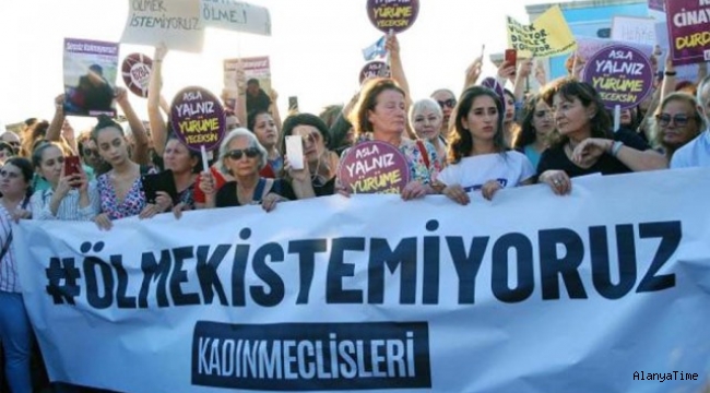 8 Mart öncesi kadına yönelik şiddetin son bulması için Beşiktaş'ta eylem