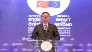 AB Türkiye Delegasyonu Başkanı Landrut, Parlamento Muhabirleri Derneği'ni ziyaret etti