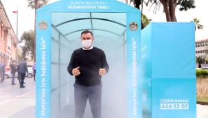 ALANYA BELEDİYESİ COVID-19 İLE MÜCADELE ETTİĞİ 1 YILDA 7 BİN 81 NOKTADA DEZENFEKSİYON HİZMETİ VERDİ