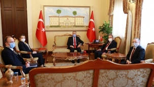 Başkan Böcek'ten Vali Yazıcı'ya ziyaret