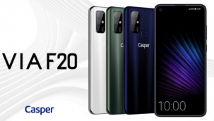 Casper'ın ilk yerli telefonu VIA F20 piyasada
