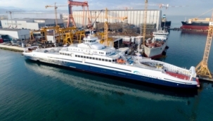 Dünyanın en büyük elektrikli feribotu Norveç sularında