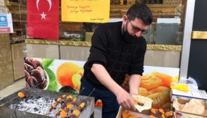 Kayısıdan bu sefer de kebap yaptılar